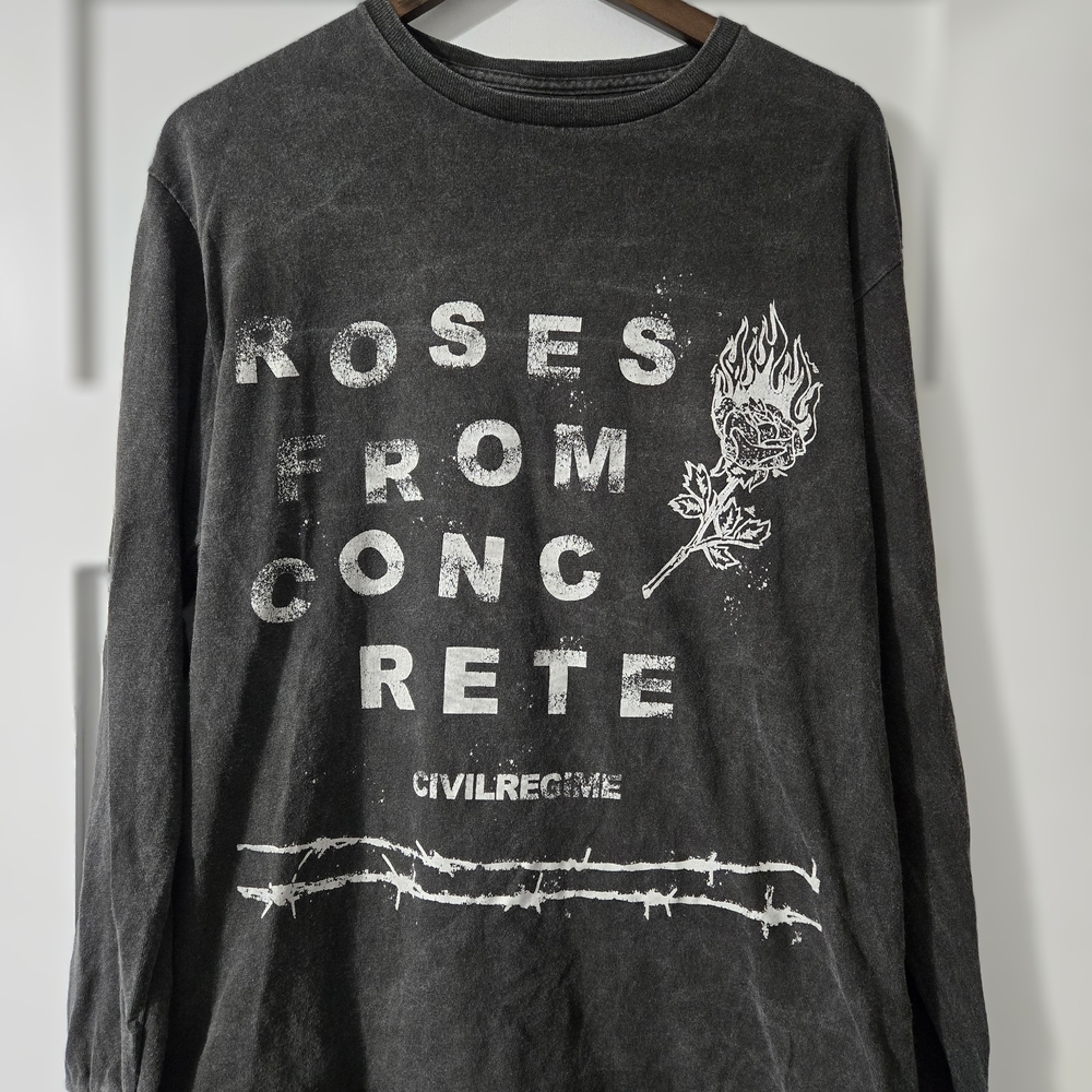 Civil Regime Black Long Sleeve Tee